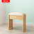 一米色彩 实木化妆凳北欧梳妆小凳子家用板凳卧室妆凳简约椅子(深灰色布艺凳面 小方凳)第3张高清大图