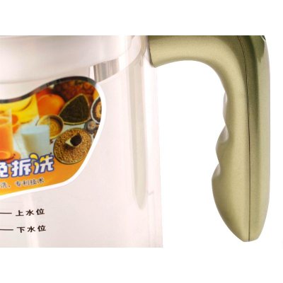 康夫（Kangfu）KF680A豆浆机 1.5L 无网研磨 加热管加热 食品级塑料 酒红
