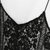 韩都衣舍2017韩版女装夏装新性感蕾丝吊带短袖两件套连衣裙MR6405(黑色 S)第5张高清大图