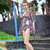 雅凯诗网纱内连体两件套泳装女 东南亚风格 性感可爱ins异域风情60001(蓝色 XL)第4张高清大图
