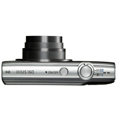 佳能 IXUS160 数码相机套装(银色)(16G卡+相机包)