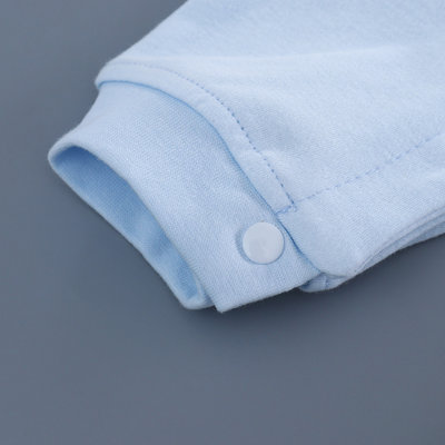 新生婴儿连体衣服春秋薄款长袖开档哈衣 1岁男