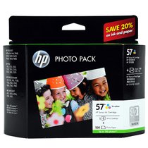 惠普（HP）Q7931AA 57号墨盒三色）＋100张高级相纸套装（三色） HP Deskjet 5550/5652/9600/9650/9680