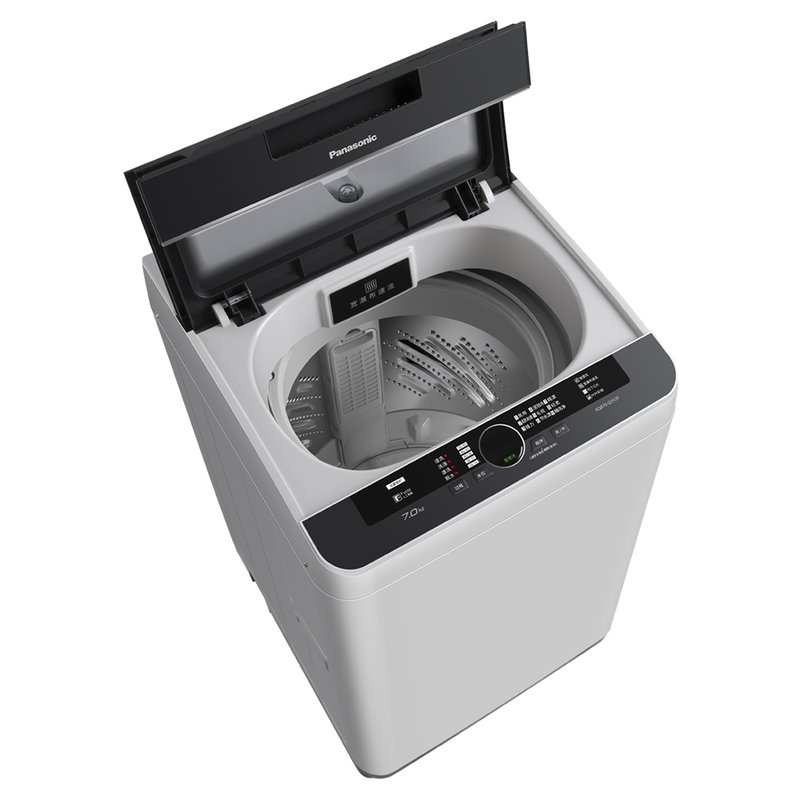 松下panasonicxqb70q7h2f波轮洗衣机7公斤多重安全设计灰色