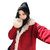 2018新款韩版外套冬季厚款羊羔毛宽松bf短款女(酒红色 XL)第5张高清大图