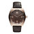 阿玛尼(ARMANI)手表灰色皮带圆形钢表盘日历双时针石英男士腕表AR0366(AR0367)第5张高清大图