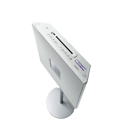 Yamaha/雅马哈 ISX-803 迷你组合音响 CD播放机 桌面台式一体式落地音箱 USB 无线蓝牙音响(银色)
