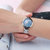 天梭(TISSOT)瑞士手表 弗拉明戈系列小巧简约钢带石英女表T094.210.11.111.00(蓝盘银钢带)第4张高清大图
