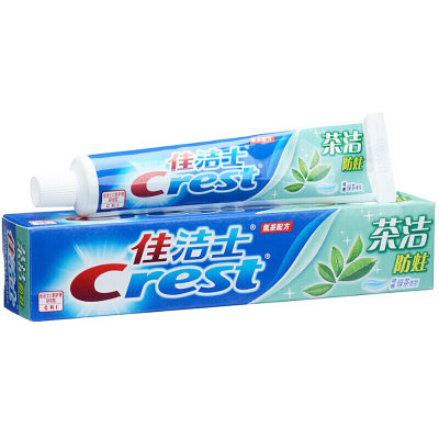 【新品】佳洁士（CREST） 茶洁牙膏 140g单支（新疆西藏青海海南宁夏不发货）