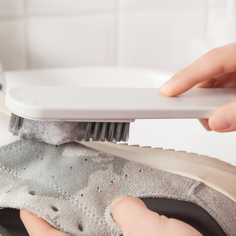 雅高 塑料小刷子鞋刷清洁刷 素色可挂式软毛洗鞋刷洗衣刷洗衣服刷鞋