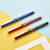 日本PILOT百乐BXC-V5/V7水性笔走珠笔学生用直液式签字笔环保版0.7可换墨胆中性笔百乐笔0.5红笔黑笔文具用品(0.7mm 黑色0.7)第3张高清大图