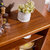 【免费送货安装】现代中式实木框餐边柜 板木结合碗柜 厨房收纳置物柜客厅边柜(C24/85*39*87高)第4张高清大图