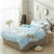 悦洁水洗棉四件套双人床上用品套件床单被套枕套 彩色回忆系列四件套QS 长颈鹿-蓝 1.5-1.8米(默认)第2张高清大图
