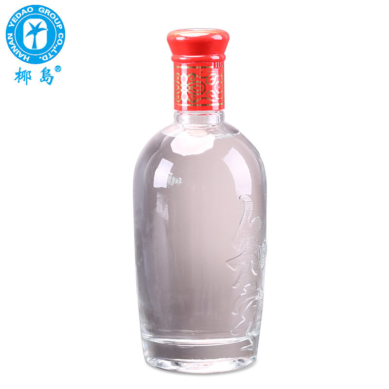 海南椰岛 海口大曲知客白酒500ml 52度浓香型高度粮食白酒礼盒装(一支