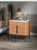 意式岩板床头柜白色皮质30cm小型免安装简约床边柜现代软包储物柜(杏黄色 整装)第2张高清大图