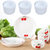 3个炖盅+4个米饭碗+4根勺子+2个8英寸菜盘子碟子餐具套装青花瓷陶瓷器家用韩式喝汤碗第3张高清大图