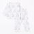 Petitkami2021秋冬婴童马戏团老虎鹦鹉圆领长袖长裤分体套装(110 蓝色老虎印花套装)第3张高清大图