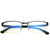 防蓝光护目镜商务男款电脑镜防电磁波眼镜平光镜(半框架树脂鼻托 均码)第3张高清大图