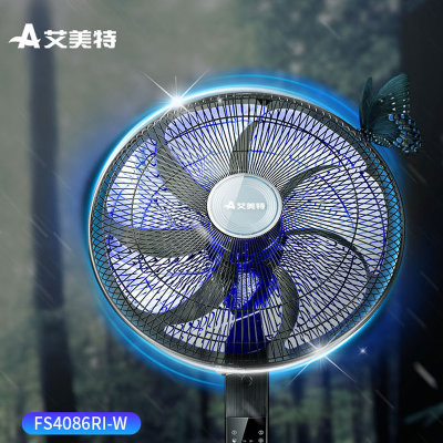 艾美特（Airmate）电风扇遥控落地扇家用定时摇头立式台式电扇  FS4086RI-W