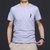 夏季新款时尚潮牌短袖t恤男个性印花体恤半袖帅气(浅灰色 XXXL)第5张高清大图