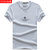 男式t恤短袖新款夏季纯色男装青年修身休闲圆领3592(黑色 XL)第2张高清大图