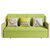 TIMI 现代简约沙发床 可折叠沙发 现代两用沙发 多功能沙发(柠檬黄 1.33米带储物沙发床)第4张高清大图
