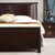 吉木多 新中式全实木床1.5米1.8米双人主卧室床小户型结婚床橡胶木家具(1.8*2米黑檀色 单床)第3张高清大图