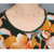 VEGININA 韩版修身优雅短袖印花连衣裙 2996(黄色 3XL)第4张高清大图