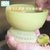 新生婴儿辅食碗勺可蒸煮宝宝吸盘碗防摔训练硅胶绿芽餐具7xy(绿芽餐勺套装（2长勺）)第4张高清大图