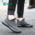 木林森新款时尚透气鞋运动休闲鞋飞织鞋椰子鞋男鞋(浅灰色 37)第3张高清大图