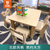 巧可粒幼儿园实木课桌椅 早教中心松木桌子 原木儿童桌椅套装组合(原木长方桌A（不含椅子）） 大班)第4张高清大图