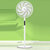 TCL电风扇大风量落地扇家用遥控台扇立式摇头冷风扇壁扇(14寸机械款五叶加定时)第4张高清大图