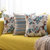 简约现代紫色抱枕靠垫套含芯家用床头花靠背客厅沙发纯棉靠枕靠背(紫罗兰花)第2张高清大图