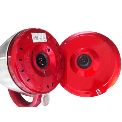 舒悦（CS）CS658不锈钢电热水壶（红色）?