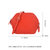 蔻驰 COACH 奢侈品 女士专柜款皮革几何单肩斜挎包中号红色 141 B4EMK(红色)第3张高清大图