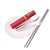 筷子勺子叉子套装环保便携餐具盒旅行学生筷勺三件套第4张高清大图