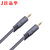 JH晶华音频线公对公电脑连接音响3.5延长线音箱耳机加长线收音机音箱音频连接线1.5米3米5米10米3.5MM对拷线(灰色 1.5米)第2张高清大图