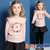 JELISPOON吉哩熊韩国童装冬季新款女童小巧可爱飞边T恤(150 桃粉色)第3张高清大图