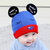 秋冬季婴儿帽子秋冬保暖套头帽韩版新生儿胎帽宝宝帽0-3-6-12个月(红色)第4张高清大图