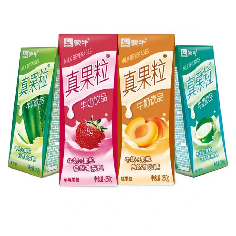 11月产蒙牛真果粒缤纷装250g244种口味