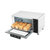 美的（Midea）小烤箱 T1-109F 家用多功能迷你10升家用容量 家用烘焙小型烤箱多功能全自动蛋糕迷你大容量烤箱(白色 热销)第5张高清大图