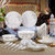 惠宝隆 骨瓷餐具套装 28头景德镇陶瓷碗碟(28头太阳岛)第4张高清大图