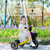 永久 （FOREVER） 永久儿童三轮车手推车脚踏车1-3-5岁宝宝手推小孩宝宝童车 【无推杆】(红色)第5张高清大图