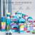 马卡龙系列城市建筑拼装积木 1-3岁幼儿早教教玩具 婴幼儿智力开发3-6岁大颗粒拼装早教玩具(206粒积木单个包装)第2张高清大图