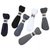 珈百璃夏季男士商务超薄透气丝袜10双装(灰色 均码)第5张高清大图
