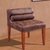 肥椅实木椅子餐椅橡木桌椅布面椅子中式简约复古(默认 一张)第5张高清大图