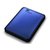 西部数据（WD）WDBBEP0010BBL My Passport USB3.0 1TB 超便携硬盘（蓝色）第2张高清大图