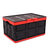车载折叠收纳箱储物箱 家用车载多功能后备箱车用置物箱整理箱(黑红色（30L） 版本)第4张高清大图