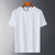 集野2022新款男士短袖T恤夏季纯色内搭男装纯色丝光体恤打底衫JYH101SF(白色 4XL)第5张高清大图