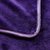 唐蔚云貂绒简约纯色卷边毛毯成人儿童盖毯沙发毯(宝石紫)第4张高清大图